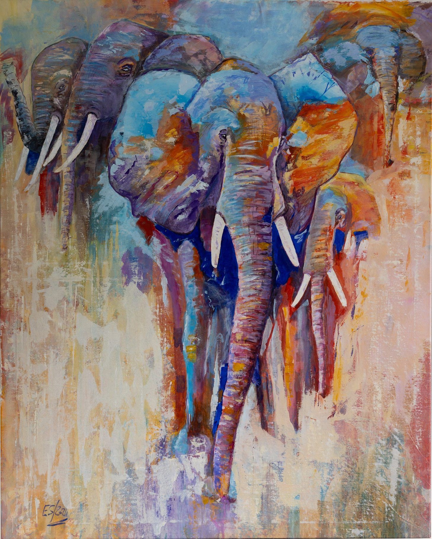 Erwin Spicher — Elefanten 1